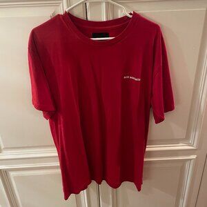 All Red Anti Social Social Club shirt